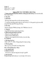 Bài giảng Tiết 23 Phương trình hóa học (tiếp)
